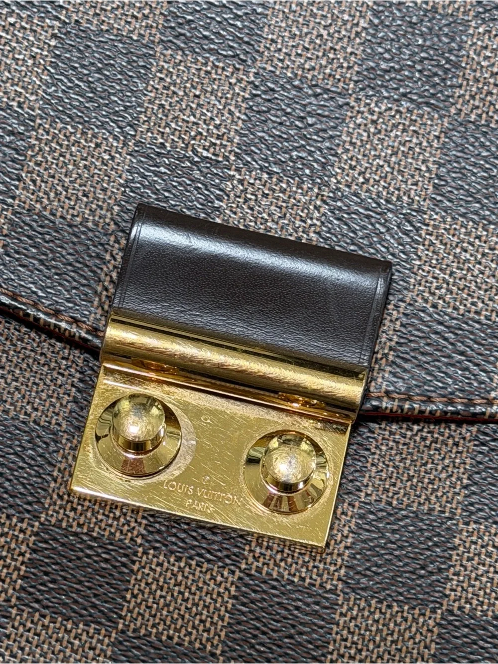 Louis Vuitton Brown Damier Ebene Crosette with Adjustable Strap - Picture 3 of 6